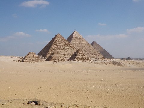 All Nine Giza Pyramids