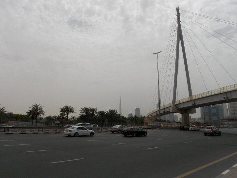 Burj Dubai from Sheikh Zayeed Road