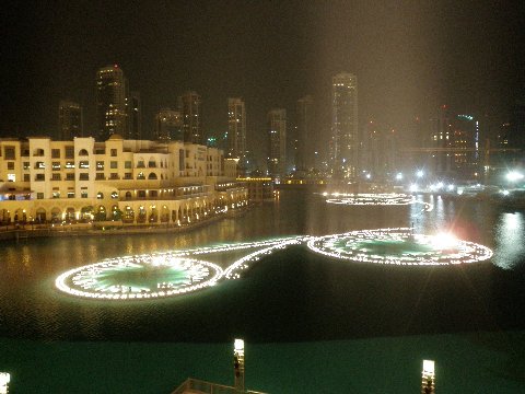 Dubai Fountain Lights