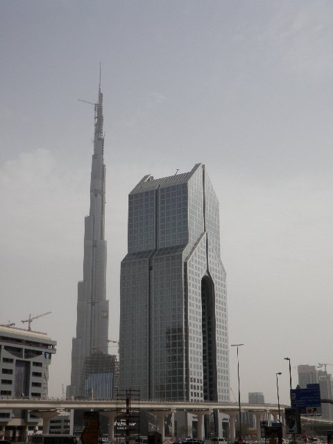 Dusit Dubai with Burj Dubai in background