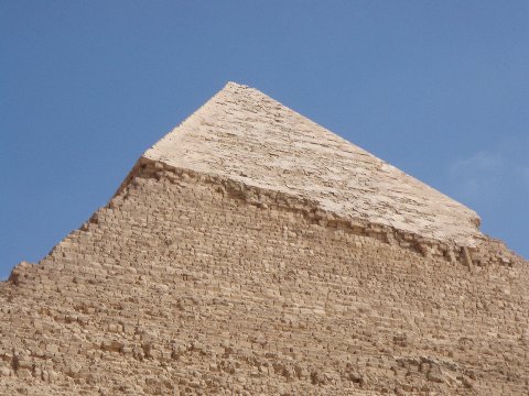 Limestone Hood of Khafres Pyramid