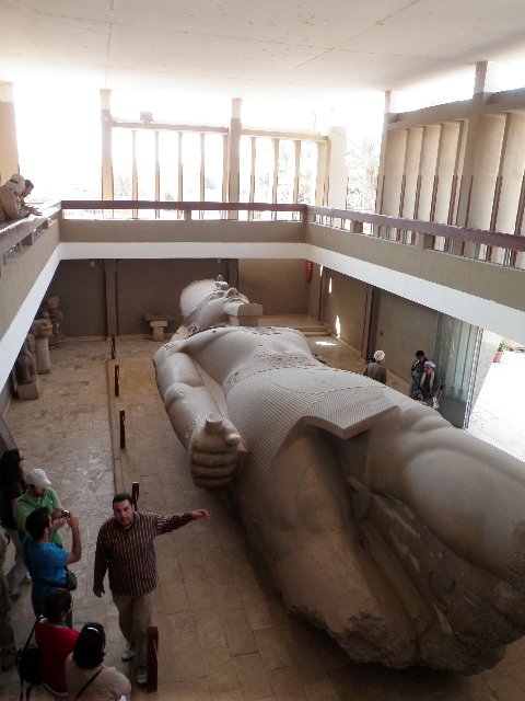 Ramses II from the feet